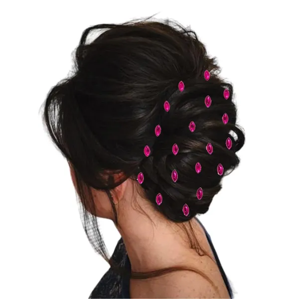 Dark_Pink_Eye_Shaped_Clip_Free_Hair_Stickers_(36_Pieces)_(16_X_14_X_10_Cm)