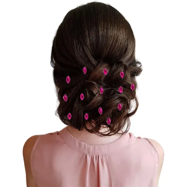 Dark_Pink_Eye_Shaped_Clip_Free_Hair_Stickers_(36_Pieces)_(16_X_14_X_10_Cm)