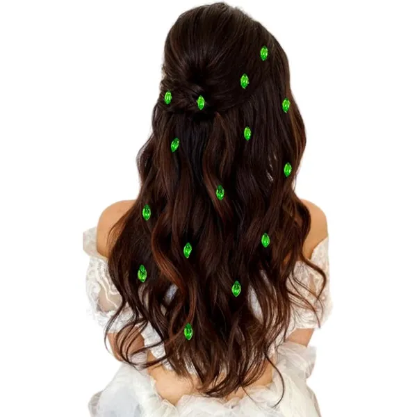 Light_Green_Eye_Shaped_Clip_Free_Hair_Stickers_(36_Pieces)_(16_X_14_X_10_Cm)