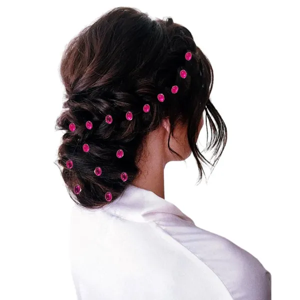 Dark_Pink_Glamorous_Oval_Shiny_Adhesive_Hair_Stickers_(36_Pieces)_(16_X_14_X_10_Cm)