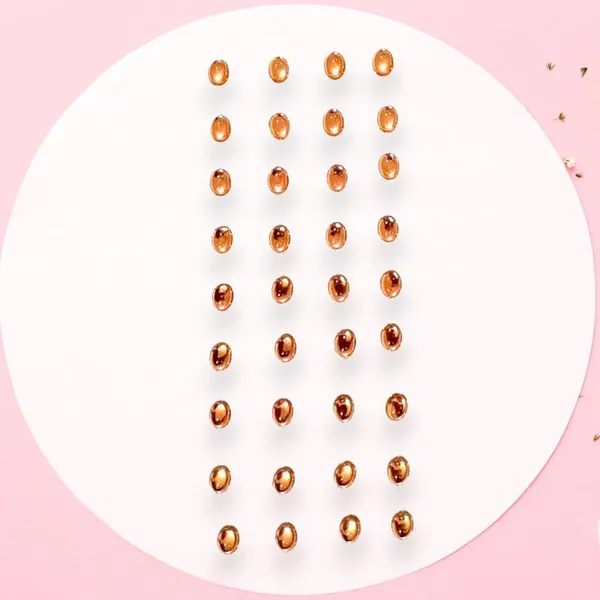 Golden_Glamorous_Oval_Shiny_Adhesive_Hair_Stickers_(36_Pieces)_(16_X_14_X_10_Cm)