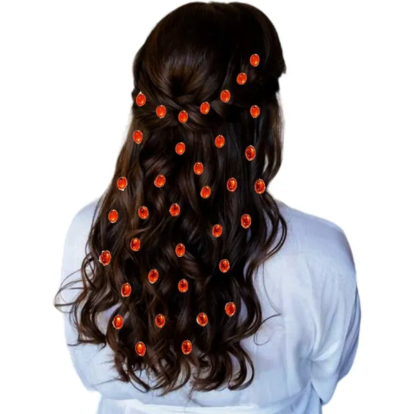 Orange_Glamorous_Oval_Shiny_Adhesive_Hair_Stickers_(36_Pieces)_(16_X_14_X_10_Cm)