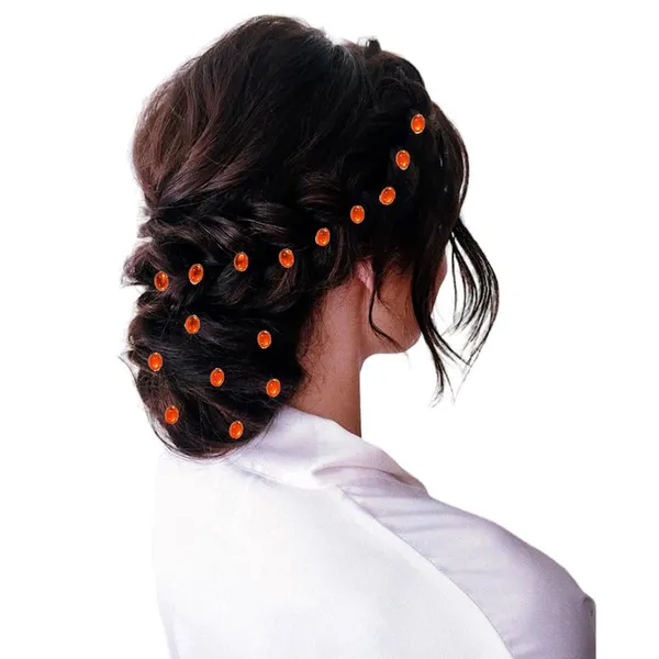Orange_Glamorous_Oval_Shiny_Adhesive_Hair_Stickers_(36_Pieces)_(16_X_14_X_10_Cm)