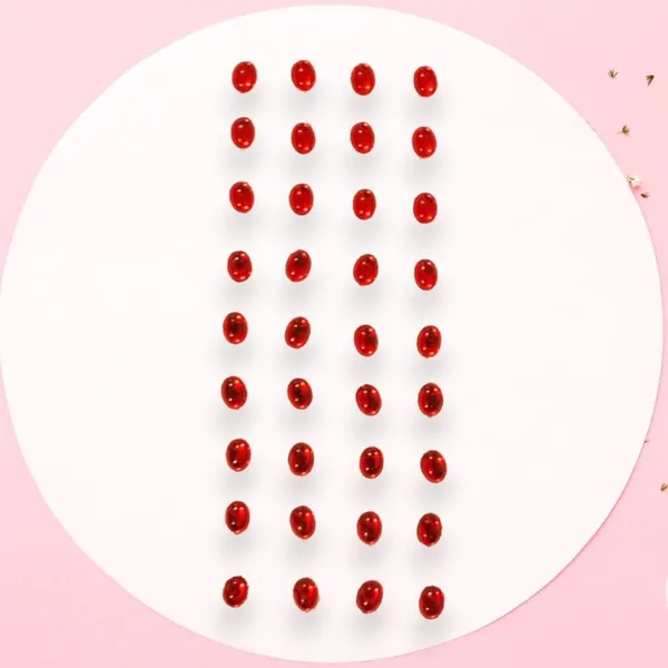 Red_Glamorous_Oval_Shiny_Adhesive_Hair_Stickers_(36_Pieces)_(16_X_14_X_10_Cm)