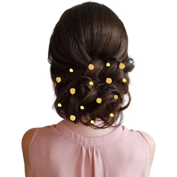 Golden_Glamorous_Round_Mirror_Stick_On_No_Clip_Hair_Stickers_(18_(6Mm)_&_12_(8Mm)_Sticker)
