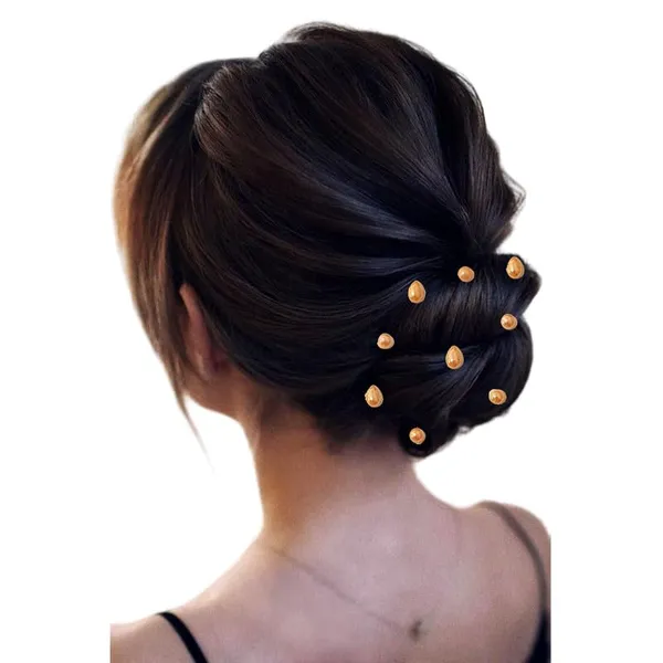 Golden_Ceramic_Gold_Hair_Sticker_Set_(18_Round_&_12_Drop_Shape)_(16_X_14_X_10_Cm)