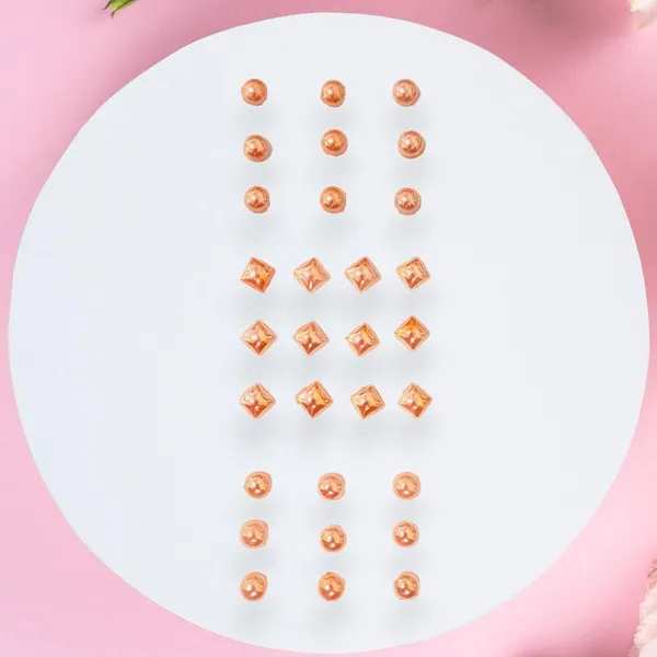 Golden_Ceramic_Gold_Hair_Sticker_Set_(18_Round_&_12_Square_Stickers)_(16_X_14_X_10_Cm)