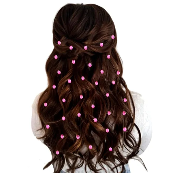 Baby_Pink_Shimmering_Oval_Stick_On_Hair_Stickers_(36_Pieces)_(16_X_14_X_10_Cm)