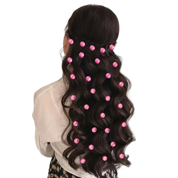 Baby_Pink_Chic_Round_No_Pin_Hair_Stickers_(36_Pieces)_(16_X_14_X_10_Cm)