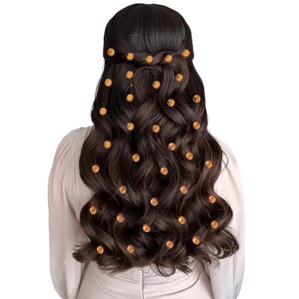 Golden_Chic_Round_No_Pin_Hair_Stickers_(36_Pieces)_(16_X_14_X_10_Cm)