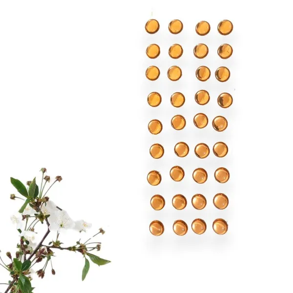 Golden_Chic_Round_No_Pin_Hair_Stickers_(36_Pieces)_(16_X_14_X_10_Cm)