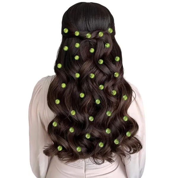 Light_Green_Chic_Round_No_Pin_Hair_Stickers_(36_Pieces)_(16_X_14_X_10_Cm)