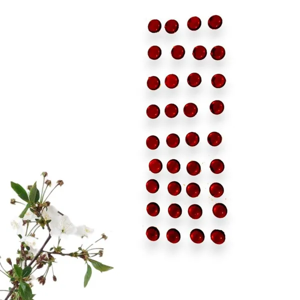Maroon_Chic_Round_No_Pin_Hair_Stickers_(36_Pieces)_(16_X_14_X_10_Cm)