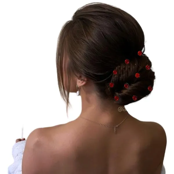 Maroon_Chic_Round_No_Pin_Hair_Stickers_(36_Pieces)_(16_X_14_X_10_Cm)