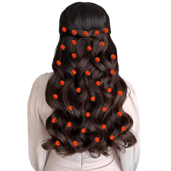 Orange_Chic_Round_No_Pin_Hair_Stickers_(36_Pieces)_(16_X_14_X_10_Cm)