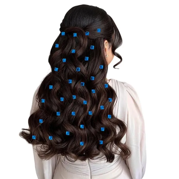 Blue_Square_Shaped_No_Pins_Hair_Stickers_(36_Pieces)_(16_X_14_X_10_Cm)