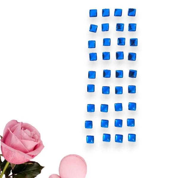 Blue_Square_Shaped_No_Pins_Hair_Stickers_(36_Pieces)_(16_X_14_X_10_Cm)