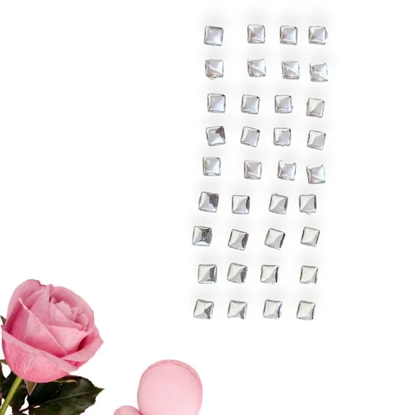 Silver_Square_Shaped_No_Pins_Hair_Stickers_(36_Pieces)_(16_X_14_X_10_Cm)