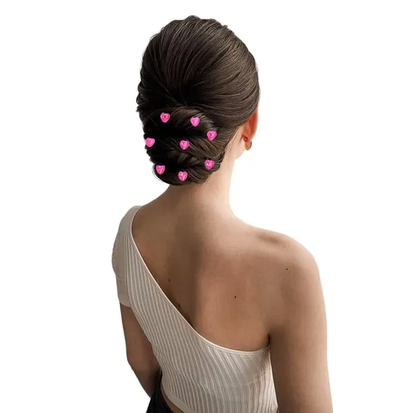 Baby_Pink_Heart_Shaped_Hair_Stickers_Without_Pins_Or_Clips_(36_Pieces)_(8_Mm)