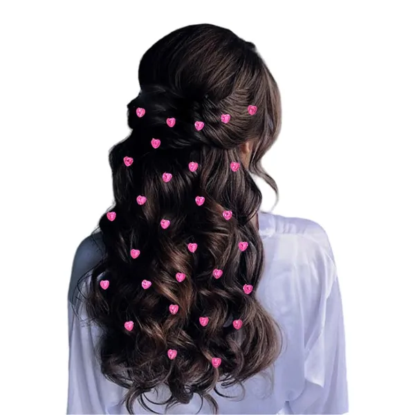 Baby_Pink_Heart_Shaped_Hair_Stickers_Without_Pins_Or_Clips_(36_Pieces)_(8_Mm)