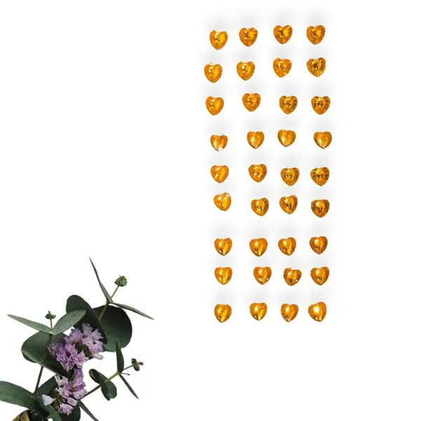 Golden_Heart_Shaped_Hair_Stickers_Without_Pins_Or_Clips_(36_Pieces)_(8_Mm)
