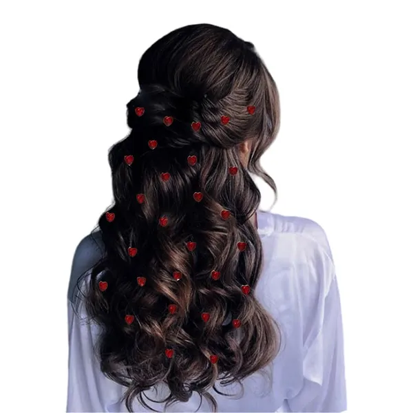 Maroon_Heart_Shaped_Hair_Stickers_Without_Pins_Or_Clips_(36_Pieces)_(8_Mm)