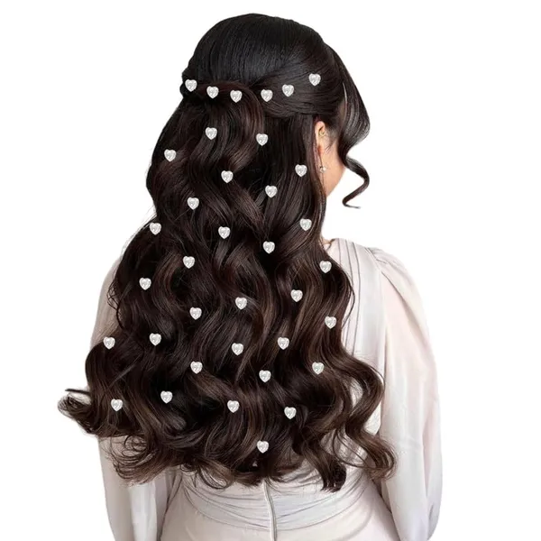 Silver_Heart_Shaped_Hair_Stickers_Without_Pins_Or_Clips_(36_Pieces)_(8_Mm)