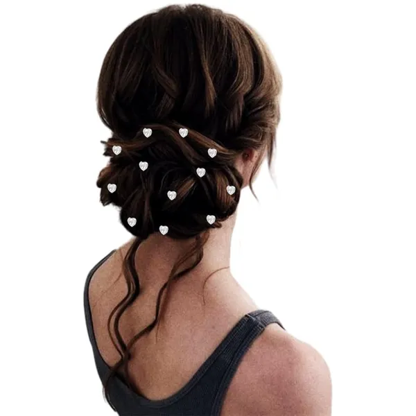 Silver_Heart_Shaped_Hair_Stickers_Without_Pins_Or_Clips_(36_Pieces)_(8_Mm)