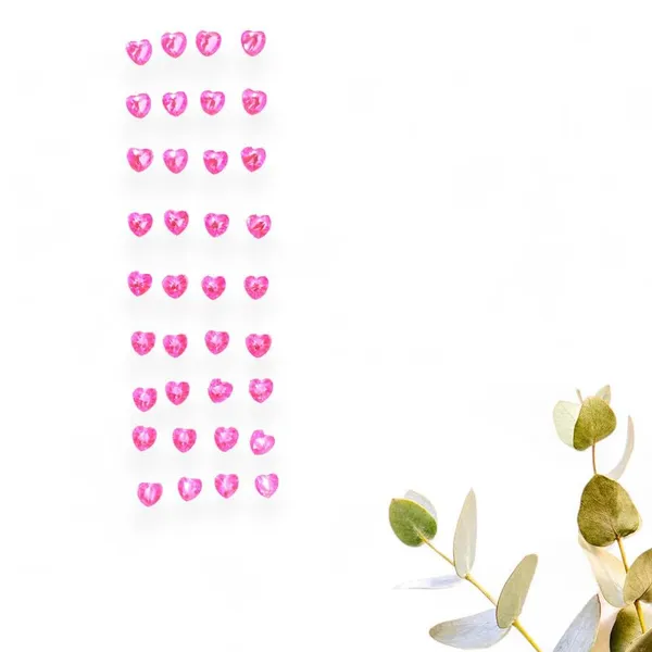 Baby_Pink_Heart_Shaped_Hair_Sticker_|_No_Pins_Needed_(36_Pieces)_(10_Mm)