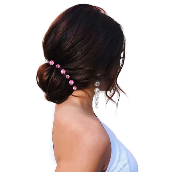 Baby_Pink_Round_Shaped_Stick_On_Hair_Stickers_(24_Pcs_8Mm_&_12_Pcs_10Mm)