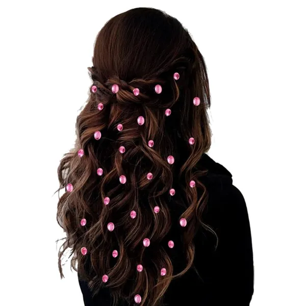 Baby_Pink_Easy_DIY_No_Clip_Oval_Hair_Stickers_(6/8Mm_|_10/8Mm)_(36_Pieces)