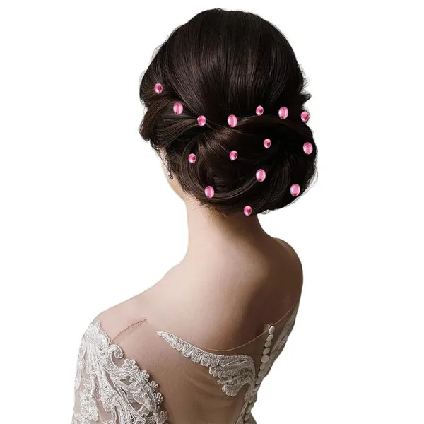 Baby_Pink_Easy_DIY_No_Clip_Oval_Hair_Stickers_(6/8Mm_|_10/8Mm)_(36_Pieces)