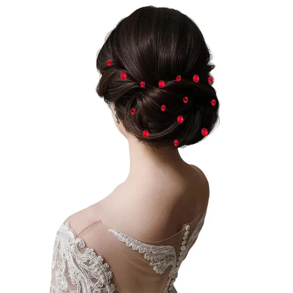Red_Easy_Diy_No_Clip_Oval_Hair_Stickers_(6/8Mm_|_10/8Mm)_(36_Pieces)