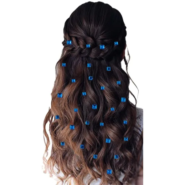 Pack_of_6_Blue_Square_Shaped_No_Pin_Hair_Stickers