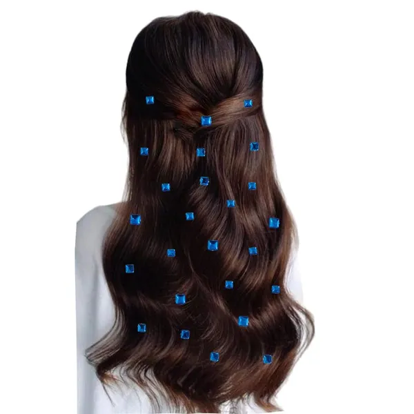 Pack_of_6_Blue_Square_Shaped_No_Pin_Hair_Stickers