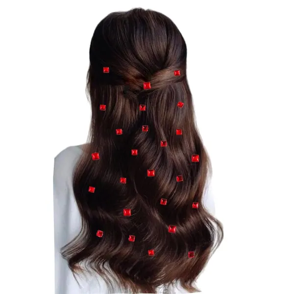 Pack_of_6_Red_Square_Shaped_No_Pin_Hair_Stickers