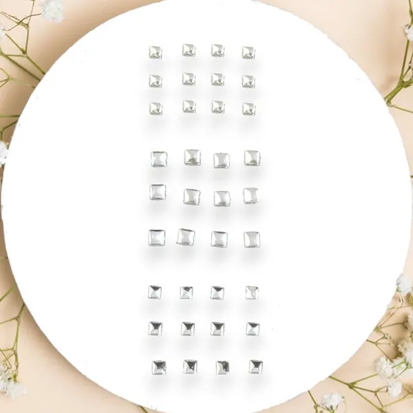 Pack_of_6_Silver_Square_Shaped_No_Pin_Hair_Stickers