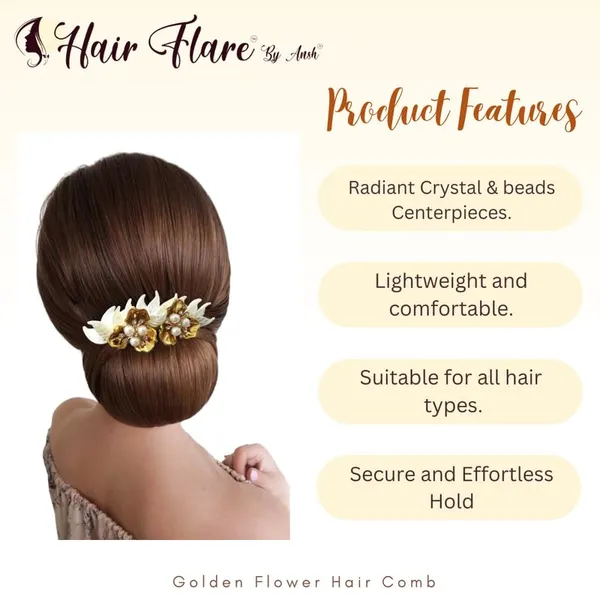 Gold_Plastic_Base_Crystal_Stones,_Pearl_Beads,_And_Silver_Leaves_Flower_Hair_Comb