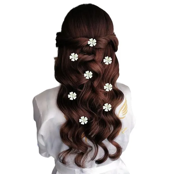 White_Glamorous_Pearl_Flower_Juda_Pin_Set_(8_Pieces)
