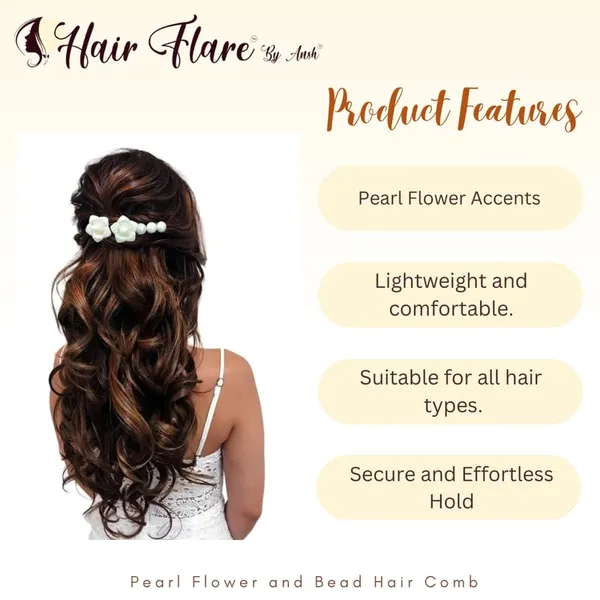 White_Pearl_Flower_And_Bead_Hair_Comb