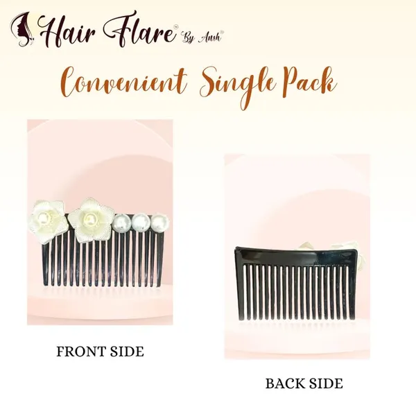 White_Pearl_Flower_And_Bead_Hair_Comb