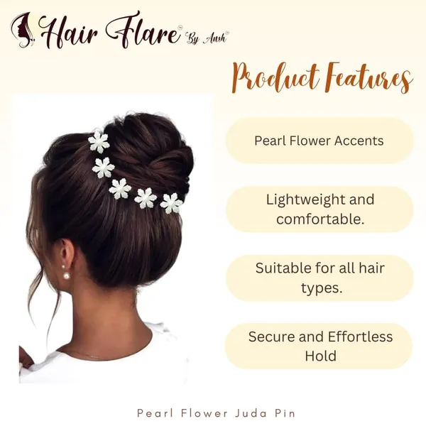 White_Pearl_Flower_Juda_Pin_Set_(8_Pieces)