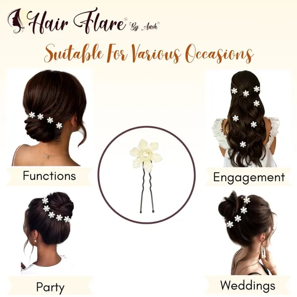 White_Pearl_Flower_Juda_Pin_Set_(8_Pieces)
