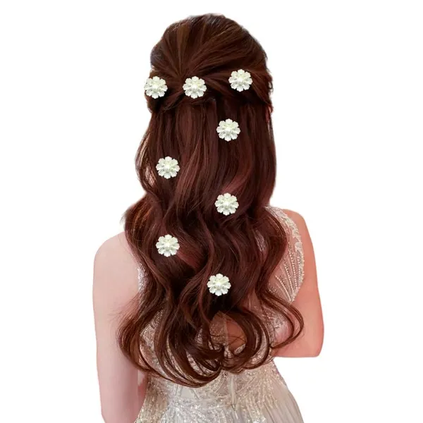 White_Luxurious_Pearl_Flower_Juda_Pin_Set_(8_Pieces)