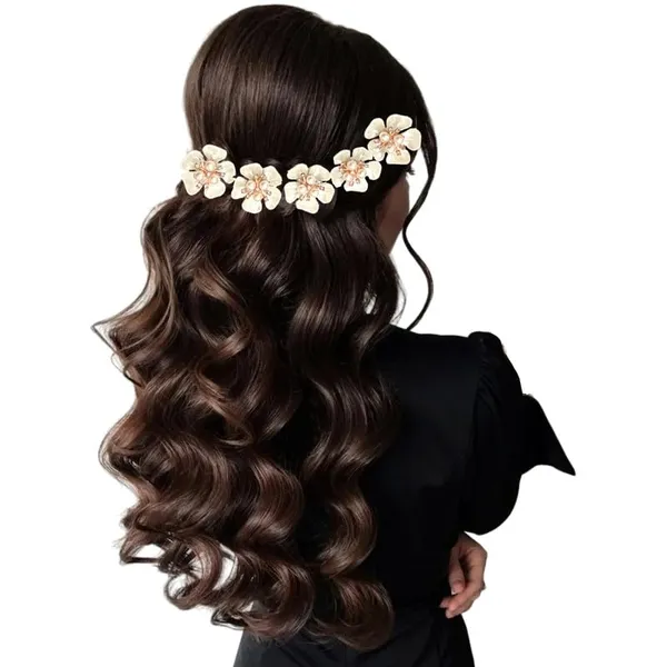 White_Pearl_Flower_Hair_Piece