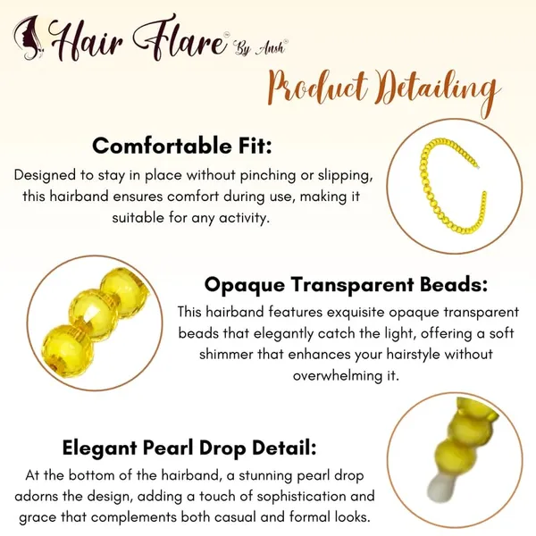 Yellow_Opaque_Transparent_Beads_Hairband