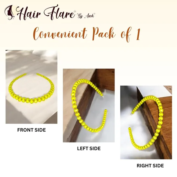 Yellow_Opaque_Transparent_Beads_Hairband