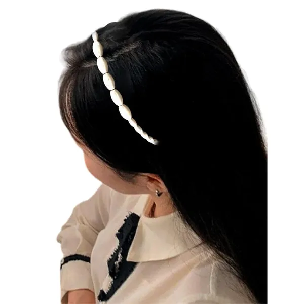 White_Pearl_Embellished_Hair_Band_For_Womens