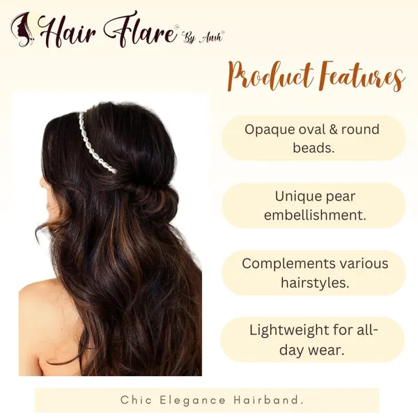 White_Chic_Elegance_Hairband_For_Women_&_Girls