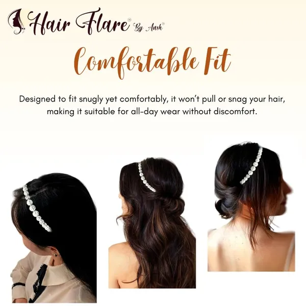 White_Crackled_Beads_Hair_Band_For_Women_&_Girls